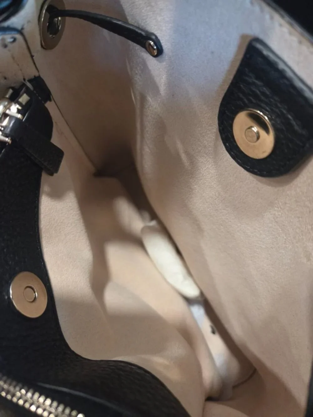 Kate Spade Marti Pebbled Leather Bucket Bag in Black